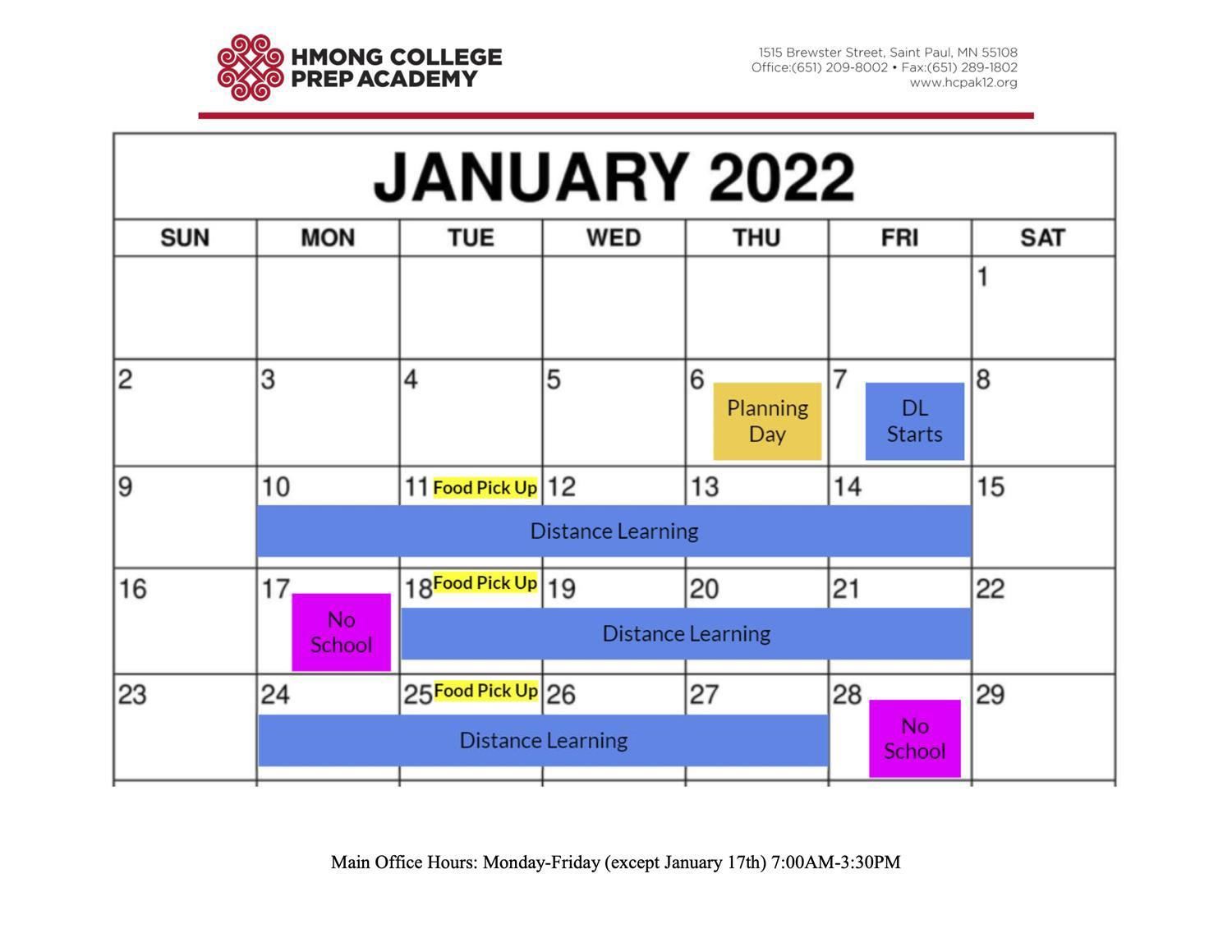 Update Calendar